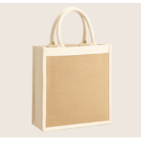 Durable Juco Tote Bag – Eco-Friendly Jute-Cotton Blend, Reusable Shopping Bag with Reinforced Stitching, Custom Logo Print, Stylish and Sustainable Everyday Carry-All